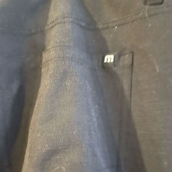 Travis Mathew Men's Black Dress Pants Size 38 Flat Front Casual - Picture 7 of 8